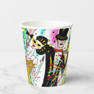 Vasos De Papel Fiesta de Año Nuevo