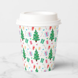 Vasos De Papel Fiesta de árbol de navidad precoz