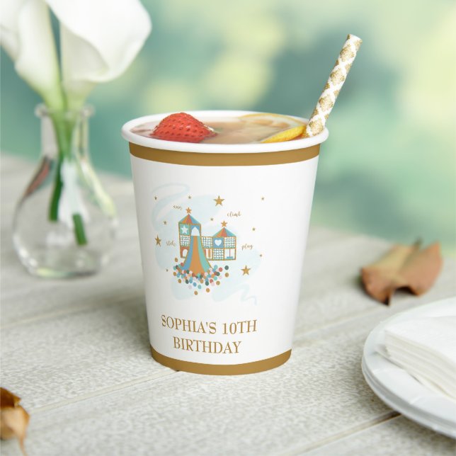 Vasos De Papel Fiesta de aventuras de recreo (in situ)