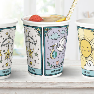 Vasos De Papel Fiesta de Baby Shower Tarot