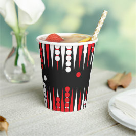 Vasos De Papel Fiesta de Backgammon