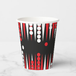 Vasos De Papel Fiesta de Backgammon