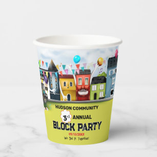 Vasos De Papel Fiesta de barrio