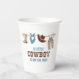 Vasos De Papel Fiesta de Bebé Vaquero del Oeste Rodeo