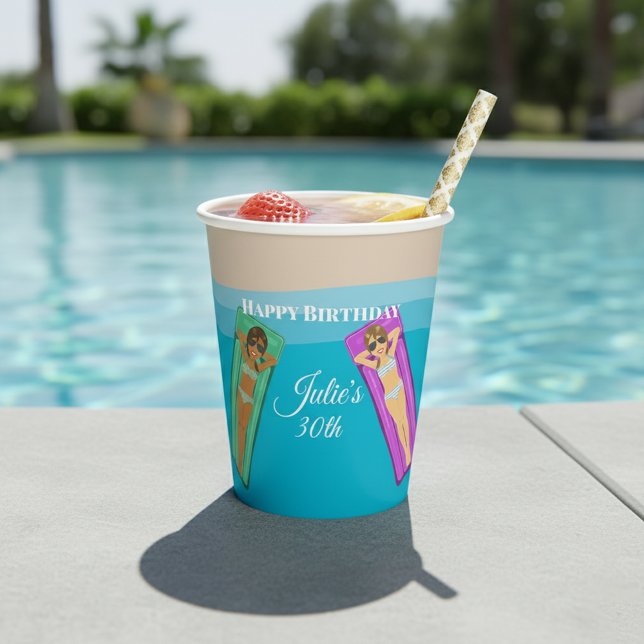 Vasos De Papel Fiesta de billar por 30 años (Subido por el creador)