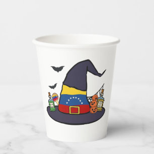 Vasos De Papel Fiesta de Brujas Venezolanas Party Cups Spooky 2