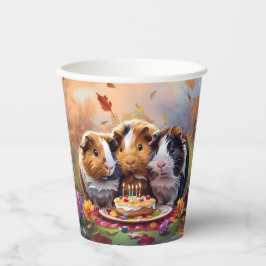 Vasos De Papel Fiesta de Cerdos de Guinea