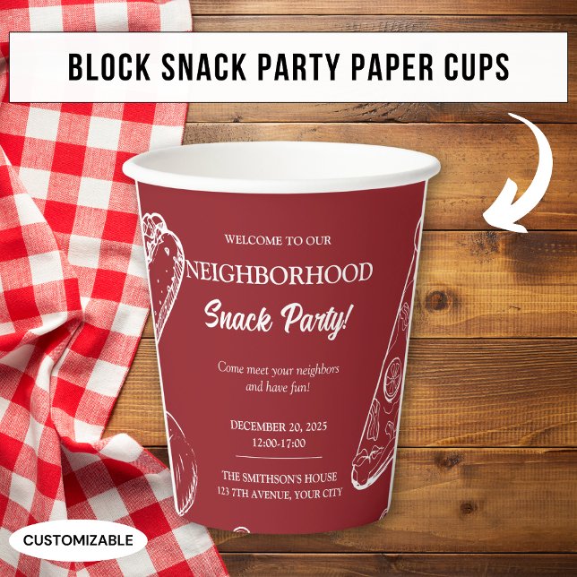 Vasos De Papel Fiesta de Comida Rápida en el Barrio Rojo Bloque d (Subido por el creador)