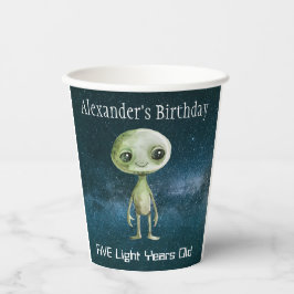 Vasos De Papel Fiesta de Cumpleaños Alien