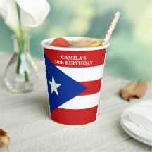 Fiesta de cumpleaños con bandera de Puerto Rico