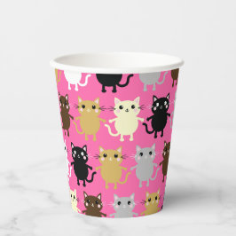 Vasos De Papel Fiesta de cumpleaños de Cat Kid