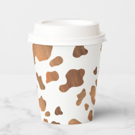 Vasos De Papel Fiesta de cumpleaños de impresión de vacas