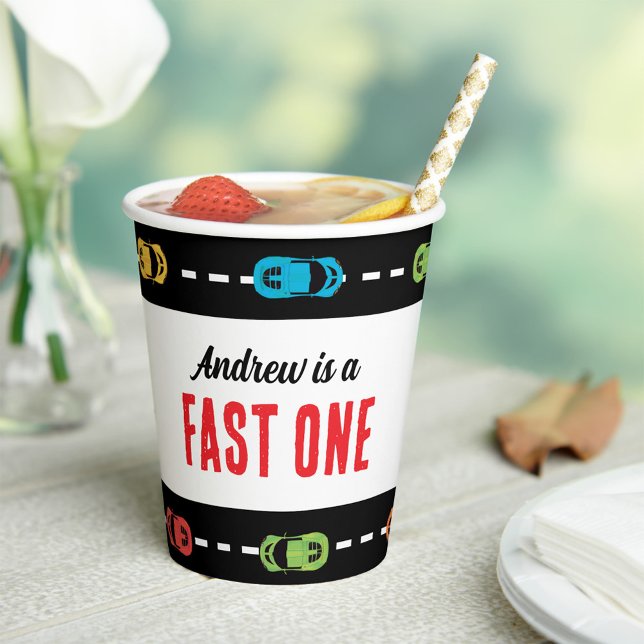 Vasos De Papel Fiesta de cumpleaños de los chicos de Fast One Rac (Subido por el creador)