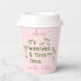 Vasos De Papel Fiesta de Cumpleaños de Martini de Salchichas Dive