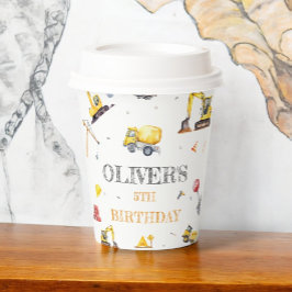 Vasos De Papel Fiesta de cumpleaños de niño de constructores