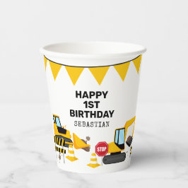 Vasos De Papel Fiesta de cumpleaños de niños de construcción