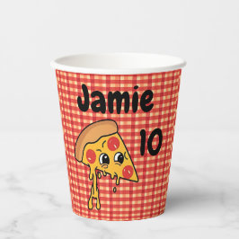 Vasos De Papel Fiesta de cumpleaños de Pizza Chef