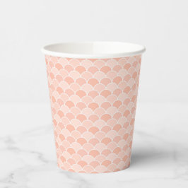 Vasos De Papel Fiesta de cumpleaños de sirena escalas de coral ta
