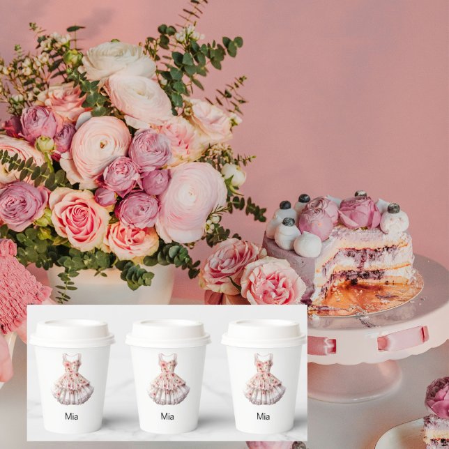 Vasos De Papel Fiesta de cumpleaños de vestimenta personalizada I (Subido por el creador)