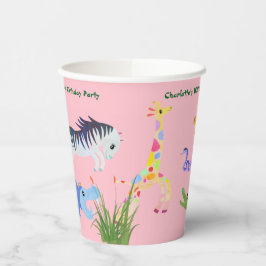 Vasos De Papel Fiesta de cumpleaños de Wild Safari