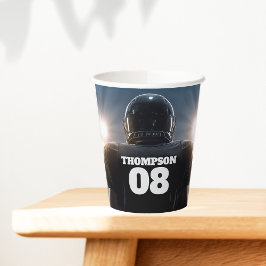 Vasos De Papel Fiesta de cumpleaños del fútbol personalizado