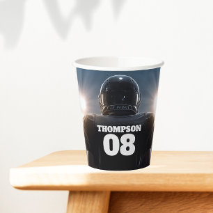 Vasos De Papel Fiesta de cumpleaños del fútbol personalizado