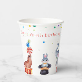 Vasos De Papel Fiesta de cumpleaños del niño del Carnaval