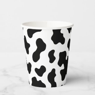 Vasos De Papel Fiesta de Cumpleaños Estampado de Cuero de Vaca Ne