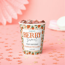 Fiesta de cumpleaños número uno Berry Sweet Strawb