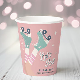 Vasos De Papel Fiesta de cumpleaños para patinar sobre patinaje s