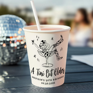 Vasos De Papel Fiesta de cumpleaños un poquito más mayor con fant