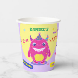 Vasos De Papel Fiesta de disfraces de Halloween monstruos diversi