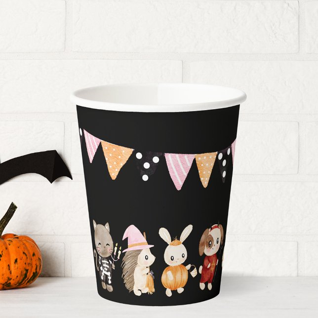 Vasos De Papel Fiesta de disfraces de niños de Halloween (Subido por el creador)