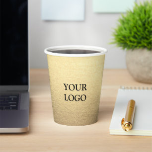 Vasos De Papel Fiesta de evento de empresa personalizada Tu logot