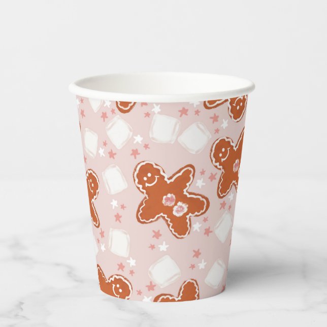 Vasos De Papel Fiesta de feriado para Navidades de invierno (Anverso)