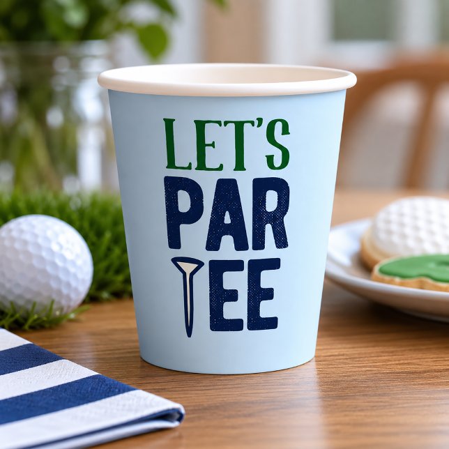 Vasos De Papel Fiesta de Golf Let's Par-Tee (Subido por el creador)