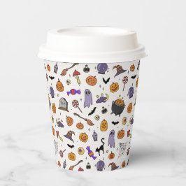 Vasos De Papel Fiesta de Halloween