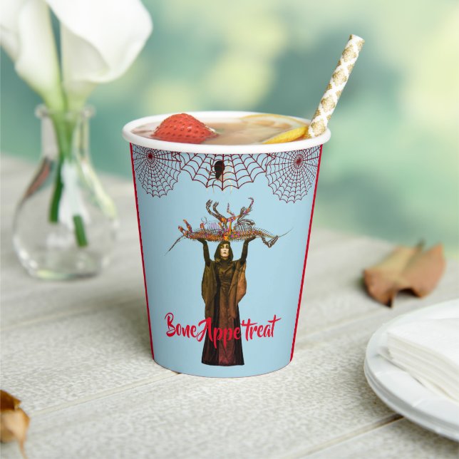 Vasos De Papel Fiesta de Halloween (in situ)