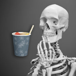 Vasos De Papel Fiesta de Halloween con telarañas grises