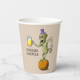 Vasos De Papel Fiesta de Halloween de Cheers Ghouls