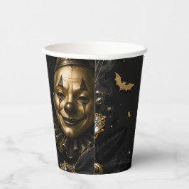 Vasos De Papel Fiesta de Halloween de Payaso Gótico