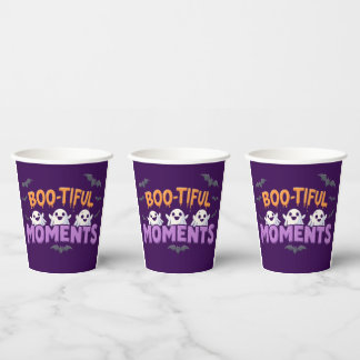 Vasos De Papel 👻🦇 Fiesta de Halloween Espeluznantemente Linda S