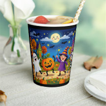 Fiesta de Halloween - Ilustración Adorable para Ni