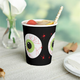Vasos De Papel Fiesta de halloween Scary Eyeball