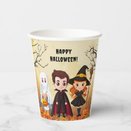 Vasos De Papel Fiesta de Halloween Spooktacular para niños