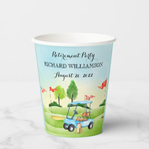 Vasos De Papel Fiesta de Jubilación