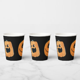 Vasos De Papel Fiesta de la Calabaza Divertida