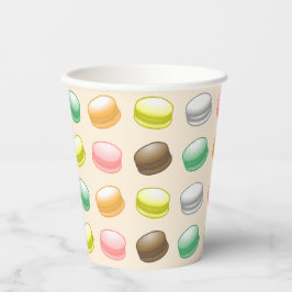 Vasos De Papel Fiesta de Macarons Sweet 16