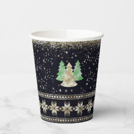 Vasos De Papel Fiesta de Navidades Glam