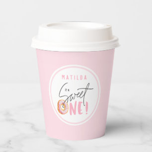 Vasos De Papel Fiesta de primer cumpleaños de Donut dulce